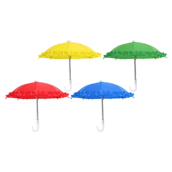4buc Delicat Rafinat Adorabil Durabil Amuzant Culoare Pură Umbrele, Umbrele Mini
