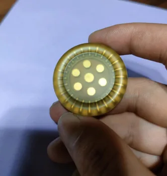 1 Bucată Pei Monede Pop Ppb Capac Lapte de Decompresie Jucărie EDC Împinge Degetului Gyro
