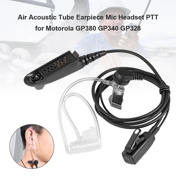 Acustic Tub Casca Microfon PTT Cască pentru Motorola GP380 PRO5150 GP338 Radio