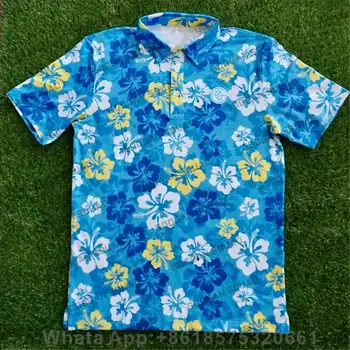 Vara Casual Print T-shirt de Uzură Golf Mens Golf Polo Maneca Scurta Butonul de Tricouri Fashion Rever Badminton Fotbal Sport Îmbrăcăminte