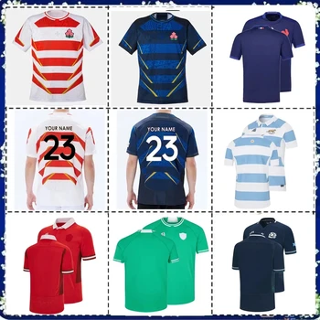 2023 Japonia Acasă Rugby tricou Tricou 2023/2024 Franța, Australia de RUGBY AFRICA de SUD TRICOURI pantaloni SCURȚI Personalizat numele și numărul de telefon