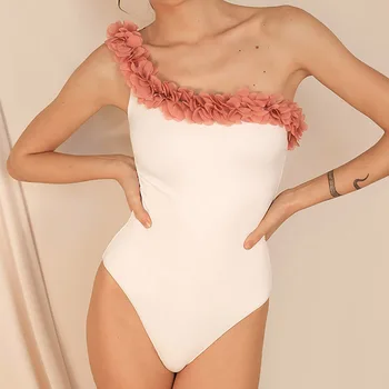 Imprimare OnePiece de costume de Baie Bikini 2023 Femeie Eleganta de Lux Plajă de Vară de Culoare Solidă Sexy Erotic Costum de Fitness pentru Femei