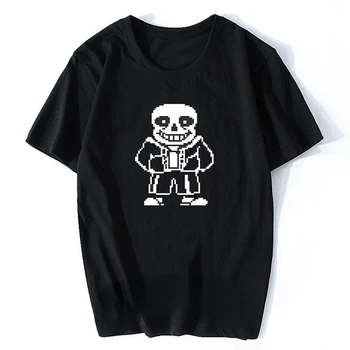 Joc Undertale Papirus Imprimate T-shirt Desene animate Craniu Fratele Sans Tee Tee Maneca Teuri O-Gât Bărbați/Masculin Topuri de Vara