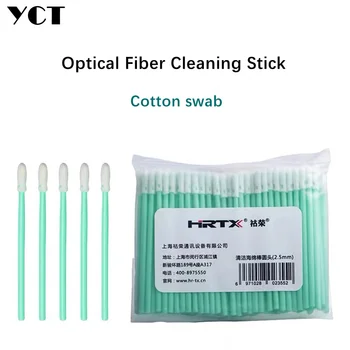 1 sac fibra Optica tijă de curățare burete cap 2.50 mm tampon de bumbac aparat de sudura V-groove duza perie de cerneală ștergerea rod gratuit nava