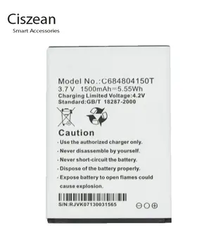 Ciszean 1x 3.7 V 1500mAh Înlocuire Baterie Li-ion C684804150T Pentru BLU DASH 4.0 D272 D272A baterii