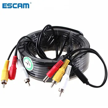 5M / 10M / 15M / 20M de Securitate CCTV Coaxial Cablu AV Putere Audio Camera CCTV Cablu Pentru Sistemul de Supraveghere