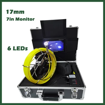 Protable 7 inch 17mm Obiectiv Monitor TFT 20m la 50m Cablu Țeavă de Scurgere de Inspecție Camera de Canalizare și Industriale