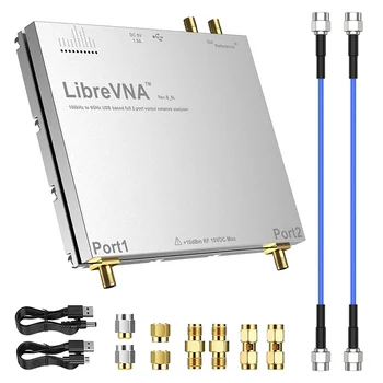 LibreVNA 2.0 100KHz-6GHz Analizor de Rețea NanoVNA Analizor USB Bazat pe 2-Port Extern de Intrare/Ieșire,6-Strat PCB Măsură