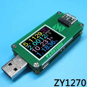 Capacitatea bateriei Indicator QC 2.0 QC3.0 USB de TIP Ampermetri Voltmetru Coulombmeter Tester Nivelul Bateriei de Afișare Ebike de Reparare A