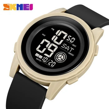SKMEI 2082 Lux Impermeabil Ceas Electronic Om Numărătoare inversă Cronometru Ceasuri Barbati Sport Ceas Digital Relogio Masculino