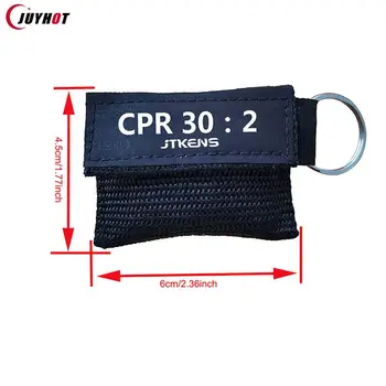 CPR Resuscitator cu Masca Portabil pentru Ajutoare de Urgență Fata Scut Artificiale Un Fel de Supapă de Respirație Unică folosință aparat de Respirat Breloc