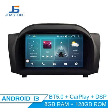Jdaston Android13 Auto Multimedia Player Pentru Ford Fiesta 2013 2014 2015 2016 WIFI GPS de Navigare Radio Auto Stereo 8G+128G Carplay
