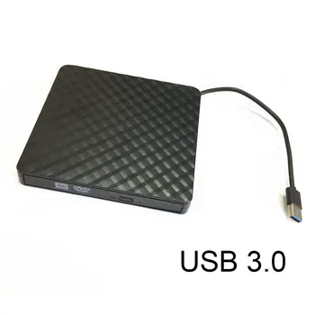 Portable USB3.0 Extern, CD/DVD/VCD Unitate Optica CD-RW Scriitor Recorder Driver Pentru PC, Laptop