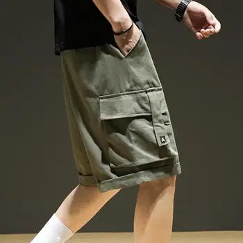Casual Hip Hop Mare de Buzunar Stil Harajuku Sport pantaloni Scurți de Vară Jumătate de Pantaloni pentru Bărbați de Drumeții în aer liber pentru Jogging Bermude Baieti Codrin