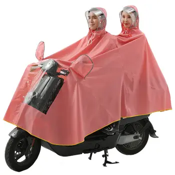 Pelerina de ploaie vehicul electric furtună dovada dublu refuz îngroșat ploaie poncho detasabila masca de echitatie motocicleta pelerina de ploaie