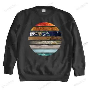 oamenii de toamnă tricou negru hoody homme bumbac hoodie Planetă Uimitoare hanorac brand picătură de transport maritim de bumbac tricou pentru baieti