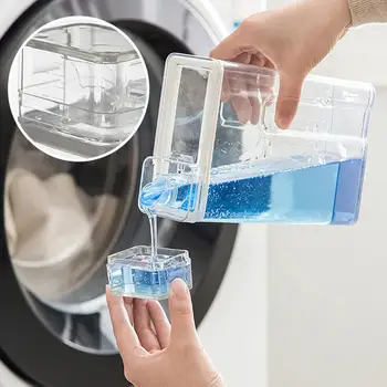 Durabil Multi-funcțional Detergent de Rufe Cutie de Depozitare Reîncărcabile Spala de Praf Dozator de Sapun Lichid de Stocare