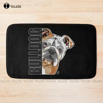 Amuzant Engleză Bulldog, Câine Câini Covoraș De Baie Personalizate Baie Covor Poster Baie Covoare