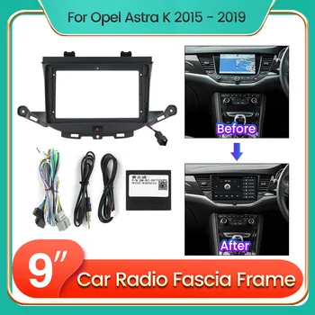 Radio Auto Fascia Cadru Adaptor De Alimentare Cablu Pentru Opel Astra K 2015 - 2019 Android Audio Dash Montaj Panou Kit