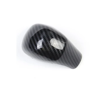 Tăiați Butonul De Schimbare A Acoperi Mașină Neagră Acoperă Fața Tăiați Muluri Tapiterie Auto Accesorii Din Fibra De Carbon De Brand Nou Durabil