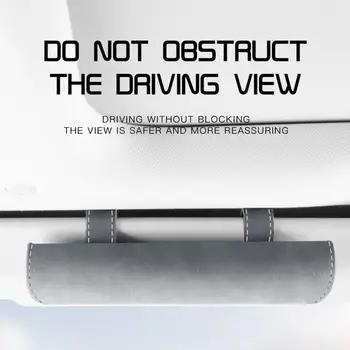 De încredere Anti-scratch Economisi Spațiu Auto Parasolar ochelari de soare Titularului de Card Organizator Auto Universale Ochelari Geanta Accesorii pentru Vehicule