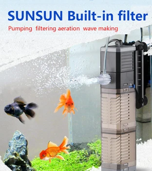 SUNSUN Filtru Acvariu Pompa de Rezervor de Pește Submersibile Aer Tăcut Oxigen Aerator Internă Pompa de Apa Pompa de Aer Acvariu Wave Maker