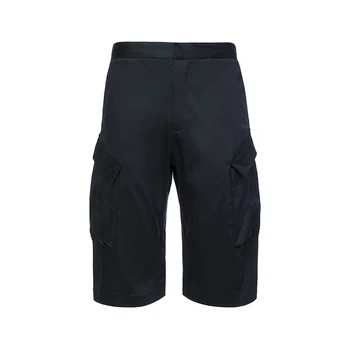 Ninja avertizare pantaloni scurți de marfă bumbac elastan material fermoare ykk anti stropi snap închiderea techwear estetice gorpcore