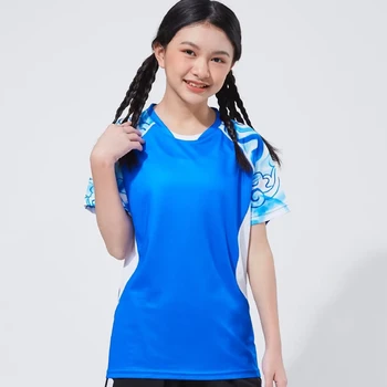 Cămașă copii la Tenis de Masă Badminton, Ping-Pong Tricouri Personaliza Jersey Respirabil Uniformă iute Uscat DIY Sport Tee