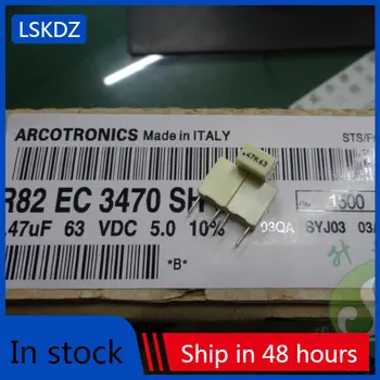 20-50PCS italiană AV R82 0.47 uf/63V 470nf u47 474 de brand nou, original, cutie cupru pin film condensator