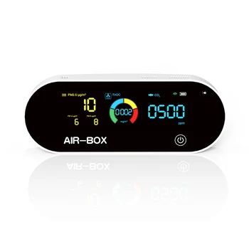 Acasă portabil detector de co2, calitatea aerului interior detector alarma senzor de PM 2.5