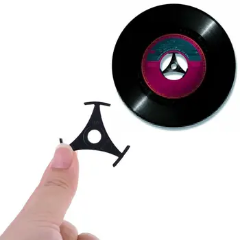 5 buc Negru Durabil de 7 Inch disc de Vinil Adaptor Convertor Pentru 45RPM placă Turnantă Fonograf Accesorii