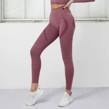 Talie Mare Fără Sudură Jambiere Push-Up Hip Leggins Sport Femei Fitness Rulează Pantaloni De Yoga Energiei Elastice Pantaloni Sport Fata Dresuri