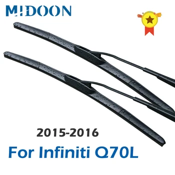 MIDOON Lamele Ștergătoarelor pentru Infiniti Q70L se Potrivesc Cârlig Brațele 2015 2016