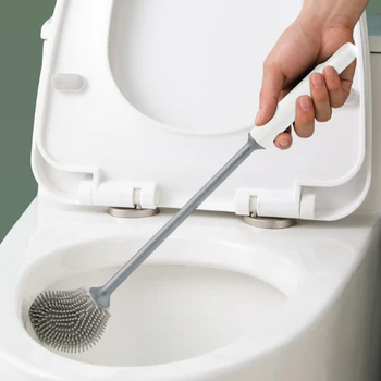 Silicon Golf Toaletă Perie cu mâner Lung Toaletă Perie de Curățare Golf Silicon Perie Wc Baie Instrument de Curățare WC Accesorii