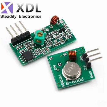 433 Mhz RF Emițător și Receptor Modulul Link-ul de Kit pentru ARM/MCU WL DIY 315MHZ/433MHZ fără Fir Control de la Distanță pentru arduino Kit Diy