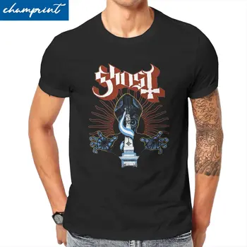 Stil Vintage Tricouri Barbati Ghost B. C. Metale Grele Noutate Bumbac Tricouri Gât Rotund Maneci Scurte T Shirt Îmbrăcăminte Pentru Adulți