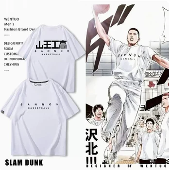 Anime Slam Dunk Sannoh Liceu Echipa De Baschet Tricou Femei Barbati Vara Cu Maneci Scurte Hip Hop Bumbac Harajuku Topuri Streetwear