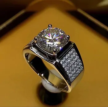 LH925 imitație moissanite inel cu diamant dominator bărbați inel de sex masculin și de sex feminin iubitorii de inel fabrica de vânzări directe