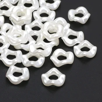 Fildeș Alb 12mm 50pcs Val Cununa Imitații de Perle Margele Acrilice Pentru a Face Bijuterii DIY Bijuterii Coliere Bratari Accesorii