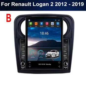 Android Pentru Renault Logan 2 2012-2039 masina de Slefuit cu 2 2014-2039 Tesla Tip Radio Auto Multimedia Player Video de Navigare GPS RDS nu dvd