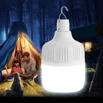 Bec Grădină Pridvor Lampa Pentru Patio Lumina De Urgență Lumini Portabile Cort Felinar Camping În Aer Liber Baterie