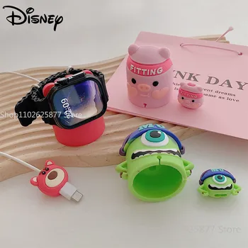 Disney Mickey Minnie Cusatura Apple Watch Incarcator Capac de Protecție Pentru a Viziona seria 2/3/4/5/6/7 de Tip C Magnetic de Încărcare Rapidă Sârmă