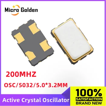 (1buc) 200M 200MHZ 200.000 MHZ 5032 SMD Active oscilator cu cristal 4PIN OSC 5.0*3.2 mm Oscilator cu cuarț Ceas Oscilatoare