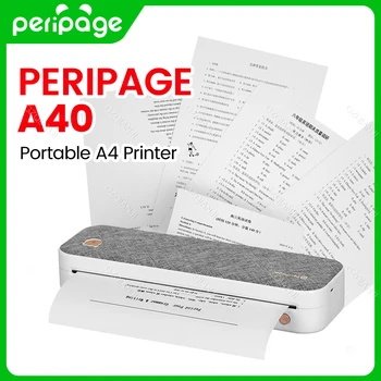 PeriPage Hârtie A4 Imprimanta USB Portabil fără Fir Bluetooth Transfer Termic Label Printer Imprimantă Mobilă de Imprimare a Documentelor Cadouri