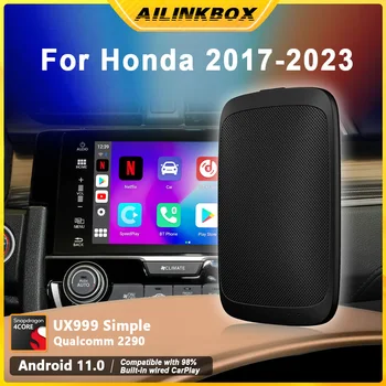 AiLinkBox Carplay Ai Cutie Iptv YouTube Wireless Android Auto Adaptor Dual Bluetooth Plug and Play Pentru Honda CR-V HR-V-Pilot se Potrivesc