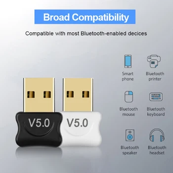 Bluetooth USB 5.0 Adaptor Transmițător Receptor Audio Bluetooth Dongle Bluetooth Wireless Adaptor USB Pentru Calculator PC, Laptop 2023
